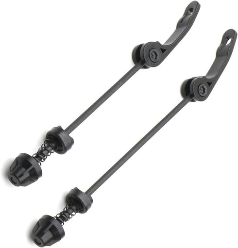 Road Mountain Bicycle MTB Wheel Hub Front and Rear Skewers Quick Release Skewer Clip Bolt Lever Axle QR 145/180 mm, a Pair...